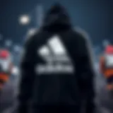 Adidas Hoodie Design Elements Stylish Adidas black and white hoodie design