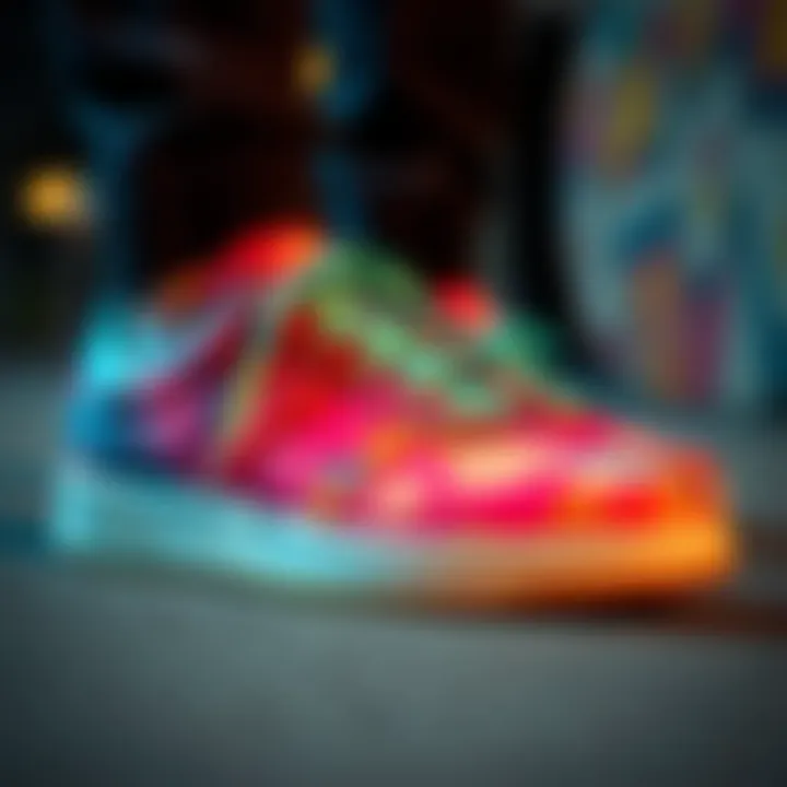 A vibrant collection of Adidas skate shoe designs