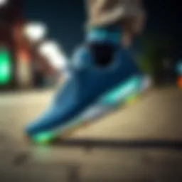 Adidas skate shoes showcasing advanced cushioning technology