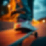 Classic Cloth Vans in Action Classic cloth vans in action on a skateboard