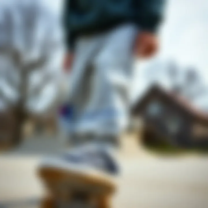 Notable An In-Depth Review of Champion Oxford Grey Sweatpants in the Skateboarding Culture