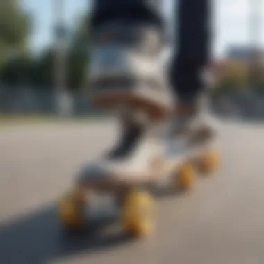 Technological Features of Bauer Ultra Sonic Skate Detailed view of the technological features of Bauer Ultra Sonic Skate