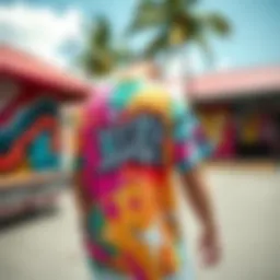 Street art inspired Bleach clothing showcasing vibrant designs