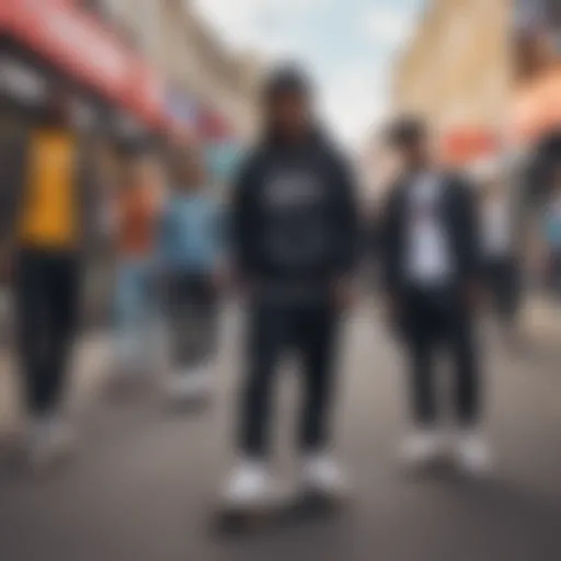 Vibrant street style reflecting cultural diversity