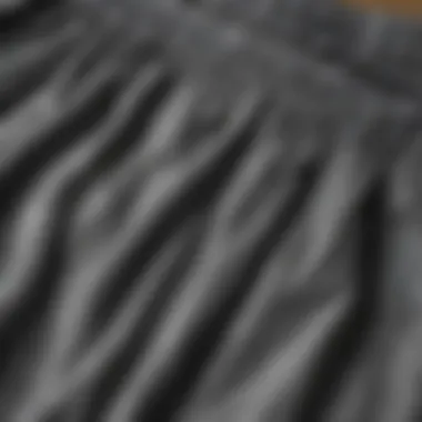 Functional Features of Champion Crinkle Nylon Shorts Detailed view of the functional features of Champion crinkle nylon shorts, highlighting pockets and seams