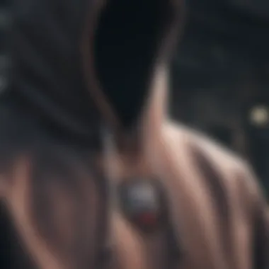 Quality Fabric of Champion Hoodie Close-up of Champion hoodie fabric showcasing quality and texture