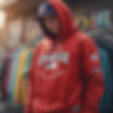 Diverse Styles of Champion Hoodies Variety of Champion hoodies displayed in different colors and styles