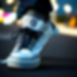 Classic design of Chuck Taylor All Star white low top sneakers