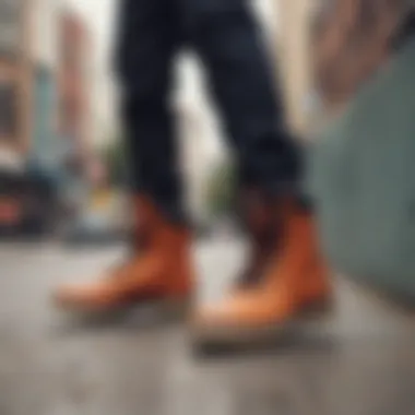 Volcom boots in urban settings showcasing their fashion relevance