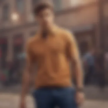 Smart Casual Polo Shirt and Chinos Smart casual attire with a polo shirt and chinos