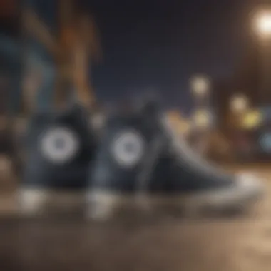 Evolution of the Converse Chuck Taylor All Star Sneakers A historical timeline of the Converse Chuck Taylor All Star sneakers illustrating their evolution over the years.