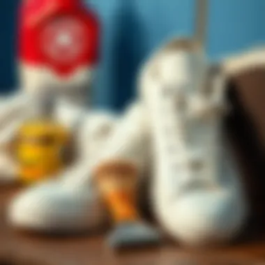 Maintenance tools for Converse shoes