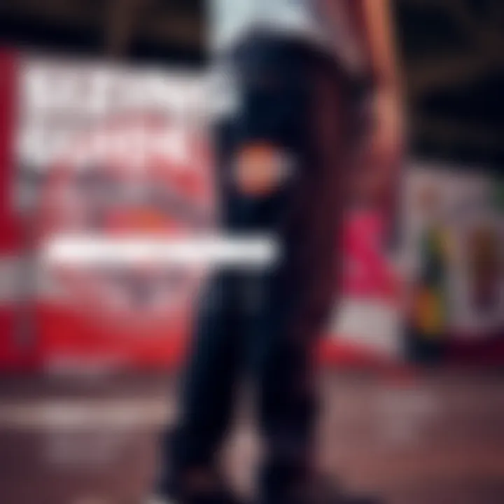 Visual guide of sizing options available for Dickies work pants.