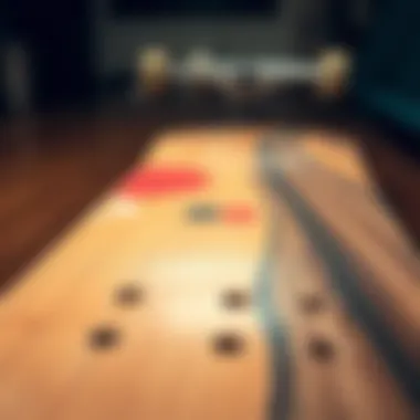 A close-up view of skateboard deck materials