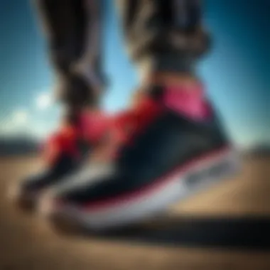 Close-up of Straye Shoes highlighting comfort features