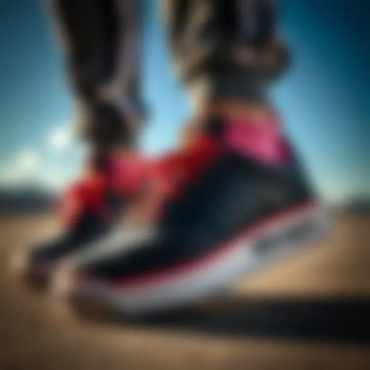 Close-up of Straye Shoes highlighting comfort features