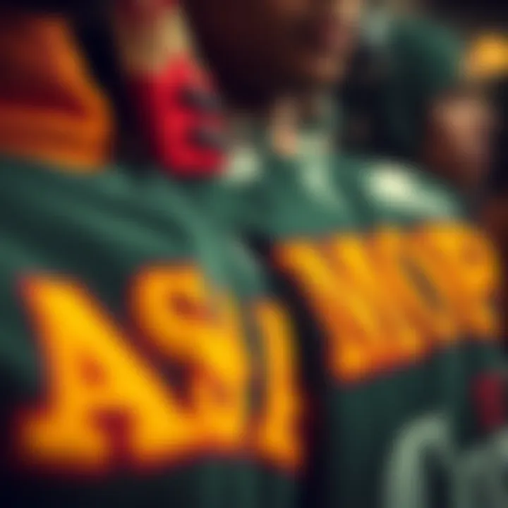 Distinctive Designs of A$AP Mob Clothing A close-up of A$AP Mob clothing showcasing unique designs