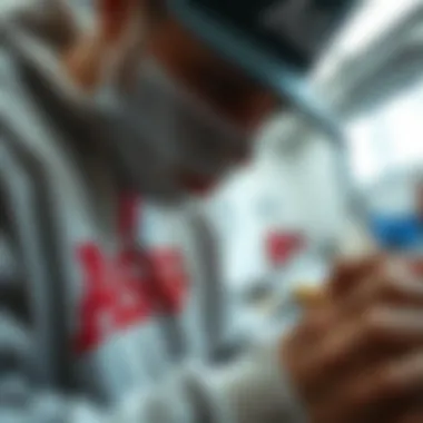 Craftsmanship in A$AP Mob Apparel Craftsmanship details in A$AP Mob apparel