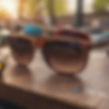 Diverse Choices for the Budget-Conscious A collection of affordable sunglasses options on a table