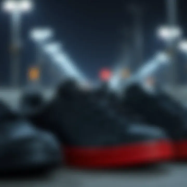 A collection of different black Adidas models for skating