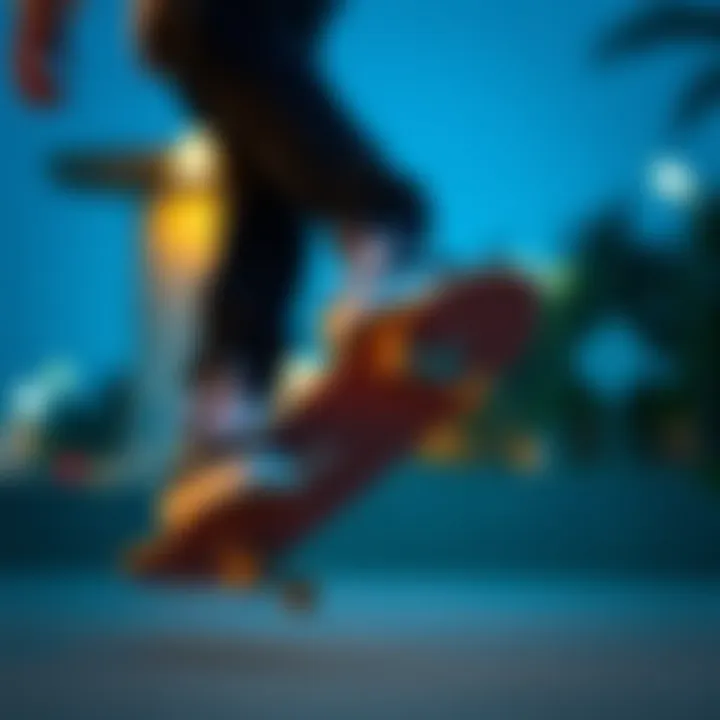 Skater Performance in High Top Vans Junior skater performing tricks in black and white high tops