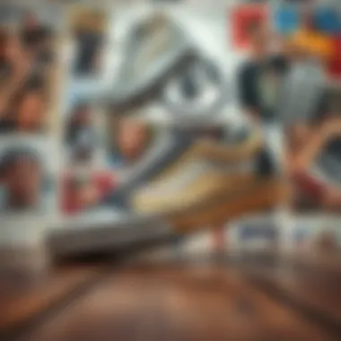 Vans Collaborations and Cultural Impact A collage of various collaborations featuring Vans, emphasizing their cultural significance