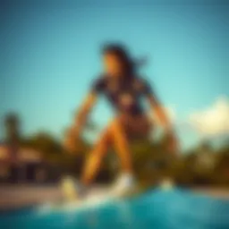 Dynamic design of modern board swimsuits