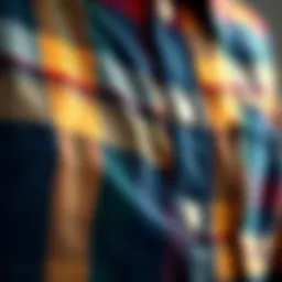 Close-up of flannel fabric texture showcasing craftsmanship