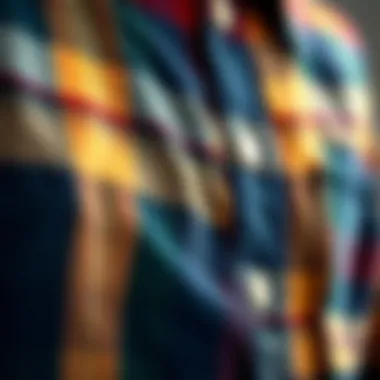Close-up of flannel fabric texture showcasing craftsmanship