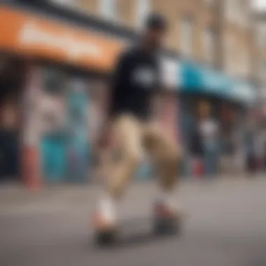 Skate Culture Meets Street Fashion Fusion of skate culture and street style in Brixton