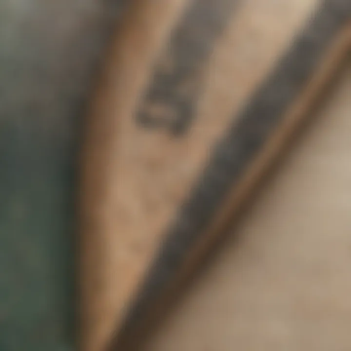 Close-up of eco-friendly materials used in surf wear
