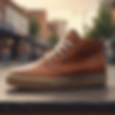 Artistic Customization of Chukka Skate Shoes Artistic customization of chukka skate shoes reflecting personal style.