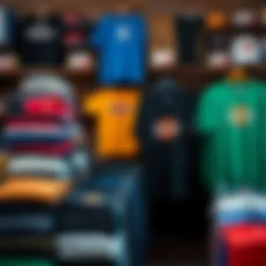 Variety of Dickies products including pants and shirts