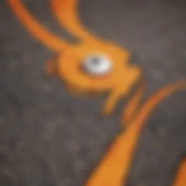 Close-up of Griptape Texture Detailed close-up of Dragon Ball Z griptape texture and pattern