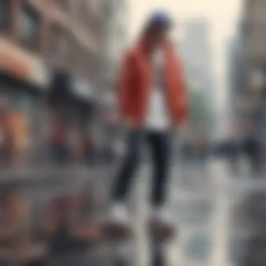 Urban Style in Drip Outfits Contemporary drip outfit highlighting urban style