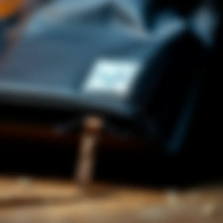 Detailing the premium materials of the Herschel black leather backpack Close-up of the material and craftsmanship of the Herschel black leather backpack