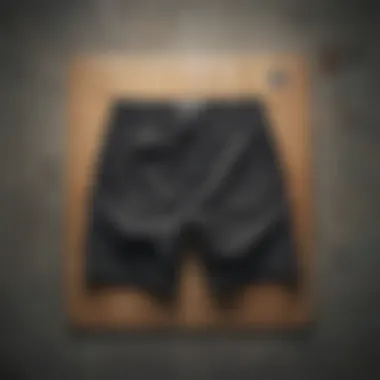Comparison chart of Huf shorts and similar brands