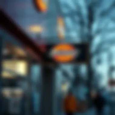 Local store sign for Dickies products