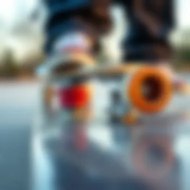 Understanding Bushing Compatibility Close-up of bushing compatibility with skateboards