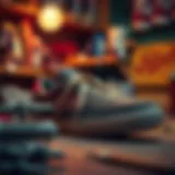 Artisanal craftsmanship in shoe making