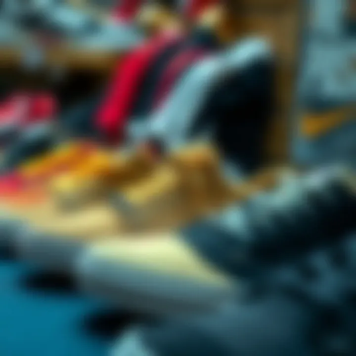 Variety of Shoe Materials Displayed Variety of shoe materials displayed