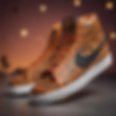 Vibrant Animal Print Nike Blazers Nike Blazers in a vibrant animal print design