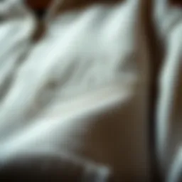 Close-up of the soft fleece material of the hoodie showcasing texture and quality