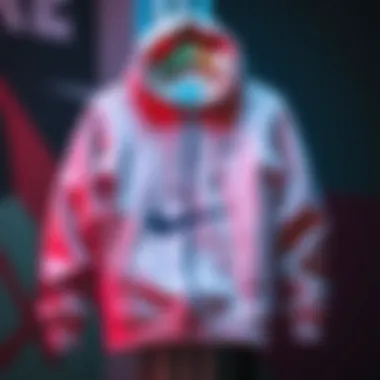 Hoodie displayed on a stylish backdrop, highlighting its design and versatility