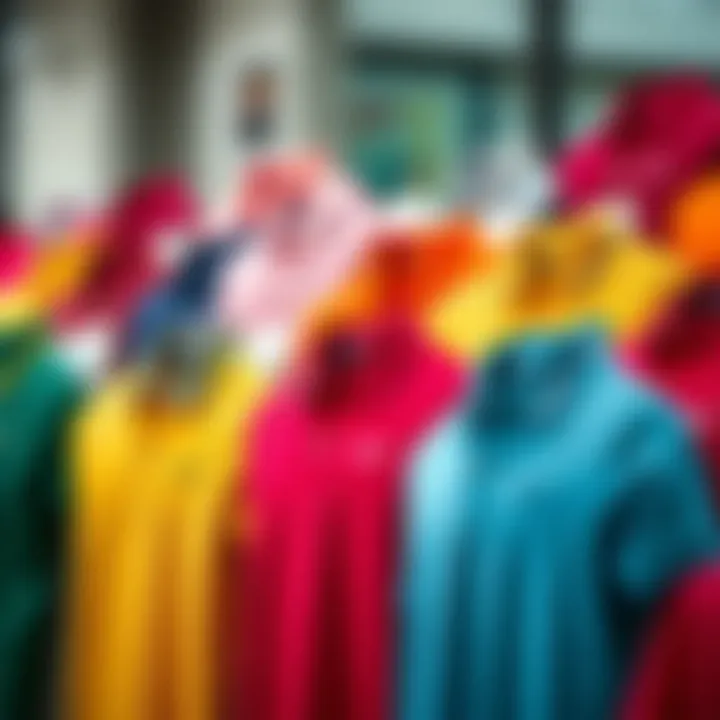 Variety of Nike SB Polo Shirt colors displayed