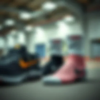 Perfect Fit for Active Lifestyles Nike socks displayed next to running shoes, illustrating perfect fit for active lifestyles