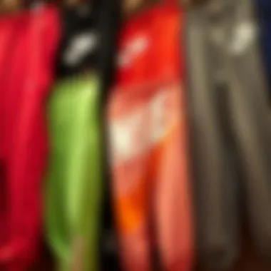 A diverse range of Nike sweatpants styles displayed together