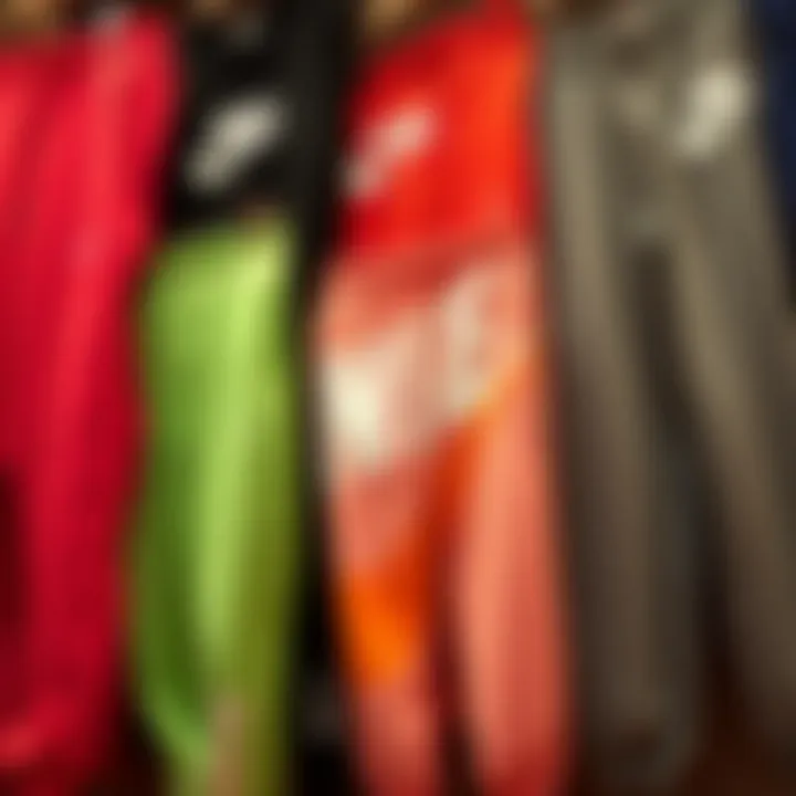 A diverse range of Nike sweatpants styles displayed together
