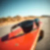 Stylish PacSun sunglasses showcased on a skateboard deck