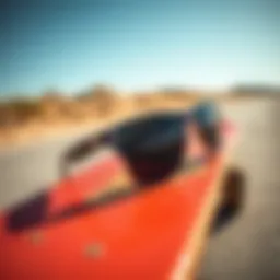 Stylish PacSun sunglasses showcased on a skateboard deck
